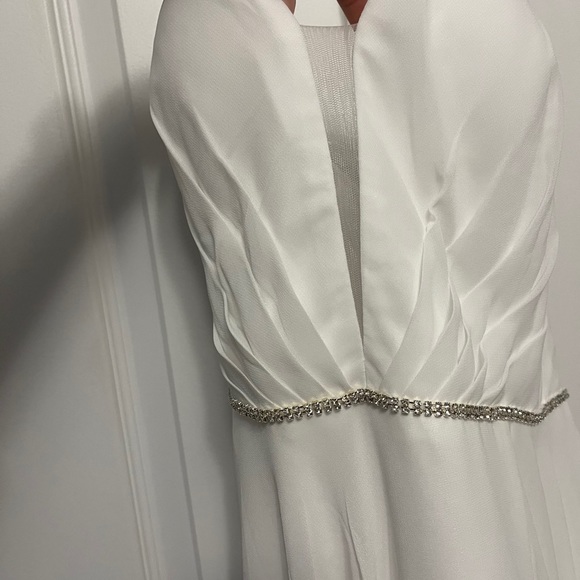 NWT LULUS Wedding dress size 10 - Picture 4 of 6